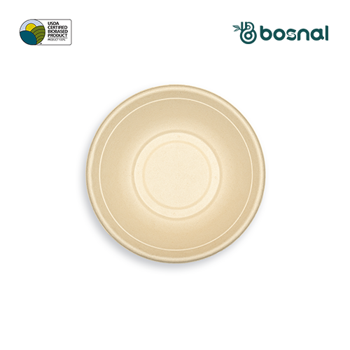 32 Oz Round Bagasse Compostable Bowl