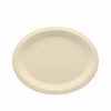 BOSNAL 10 Inch Compostable Oval Plates, 100% Plant-Based Sugarcane Bagasse, Eco-Friendly Disposable Plates for Hot & Cold Food, Microwave Safe, Compostable, Durable & Sustainable