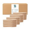 BOSNAL Disposable Wooden Cutlery Knives, 100% Natural Wood – Case of 40 (1000 Pcs)