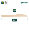 BOSNAL Wooden Disposable Knives - 100 pcs, Made from 100% Natural Wood