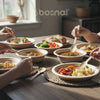 BOSNAL Wooden Disposable Spoons & Forks - 200 pcs, Made from 100% Natural Wood