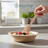 BOSNAL Disposable Wooden Cutlery Spoons, 100% Natural Wood – Case of 40 (1000 Pcs)