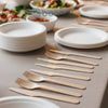 Bosnal Disposable Wooden Forks & Knives – 200pcs, Made from 100% Natural Wood