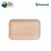 Bosnal - Palm Leaf Biodegradable Plates, 9 x 6 inch Rectangle , 25 Pcs