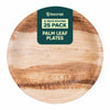 Bosnal - Palm Leaf Biodegradable Plates, 6 inch, Round, 25 Pcs