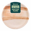 Bosnal - Palm Leaf Biodegradable Plates, 10 inch, Round, 25 Pcs