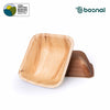 Bosnal - Palm Leaf Biodegradable Bowls, 5 inch, Square, 25 Pcs