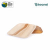 Bosnal - Palm Leaf Biodegradable Plates; 7 inch, Square, 25 Pcs