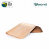 Bosnal - Palm Leaf Biodegradable Plates, 9 x 6 inch Rectangle , 25 Pcs