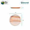 Bosnal - Palm Leaf Biodegradable Plates, 10 inch, Round