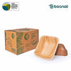 Bosnal - Palm Leaf Biodegradable Bowls, 5 inch, Square, 25 Pcs