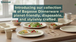 6 Inch Square Compostable Clamshell Containers, 100% Sugarcane Bagasse Takeout Boxes, Microwave Safe, Eco-Friendly, Leak-Resistant